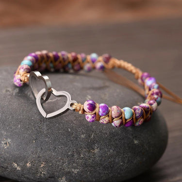 Heart To Heart Connection Regalite Jasper Bracelet-Your Soul Place